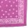 Bandana Tuch - Paisley Muster 01 - pink - weiß - quadratisches Kopftuch