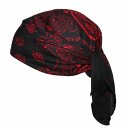 Bandana Scarf - Paisley pattern 03 - black - red -...