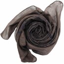 Cotton Scarf - Elephant - brown - blue-black - squared kerchief