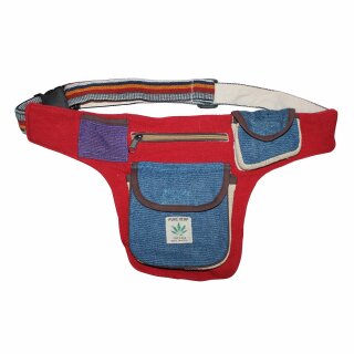 Hip Bag out of Hemp - Ethno 3 - colourful - Bumbag - Belly bag