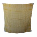 Cotton Scarf - Kufiya pattern 2 yellow - white - squared...