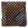Cotton Scarf - Checks 1 batik black - multicolored - squared kerchief