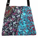 Cloth bag - Three different Floral Designs - magenta,...
